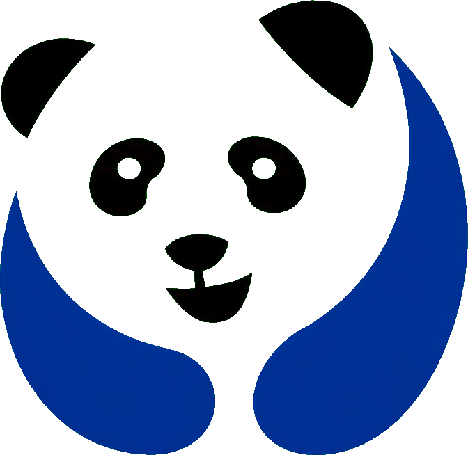 Happy Panda Education Panda Logo